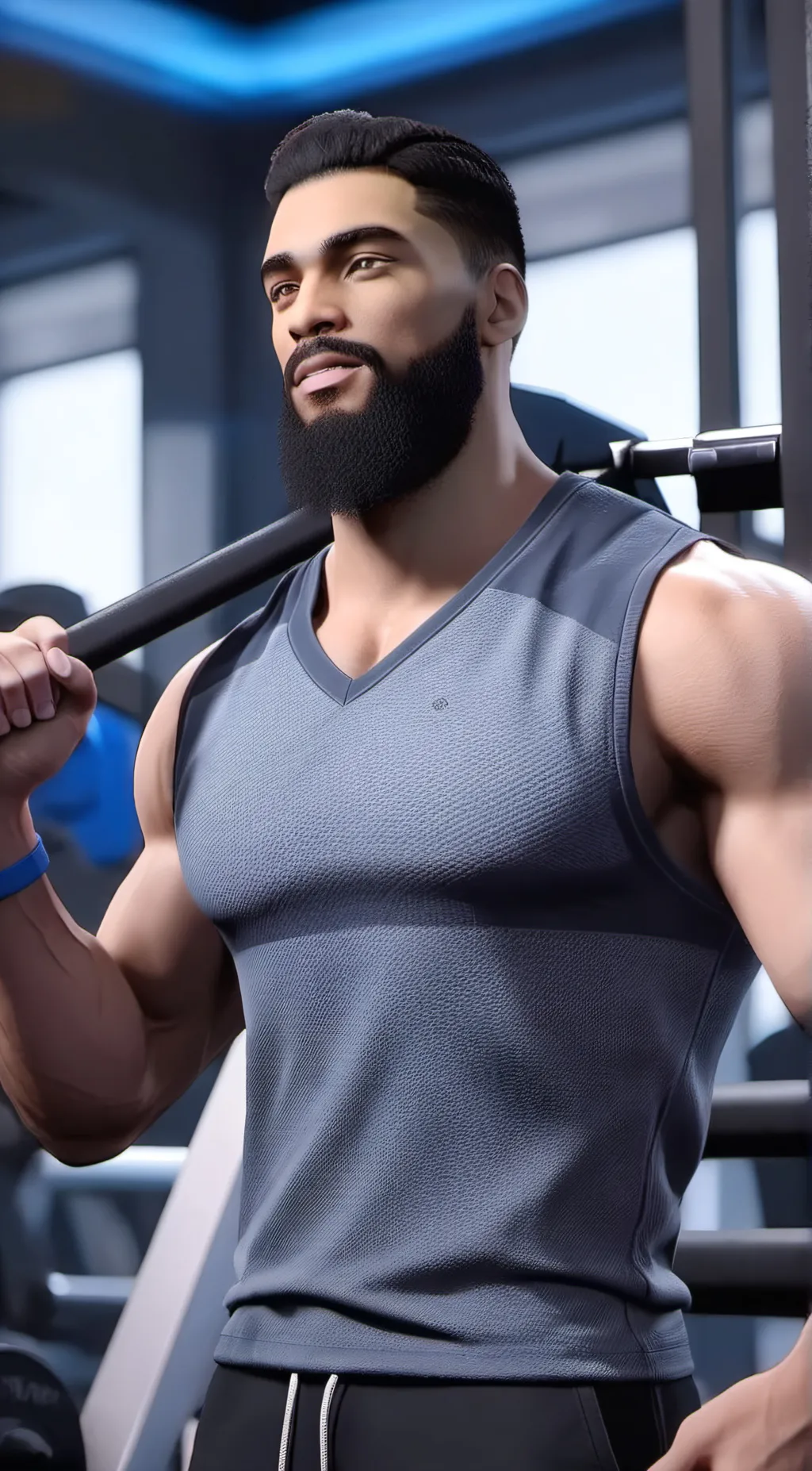 ai character: the true gigachad  background