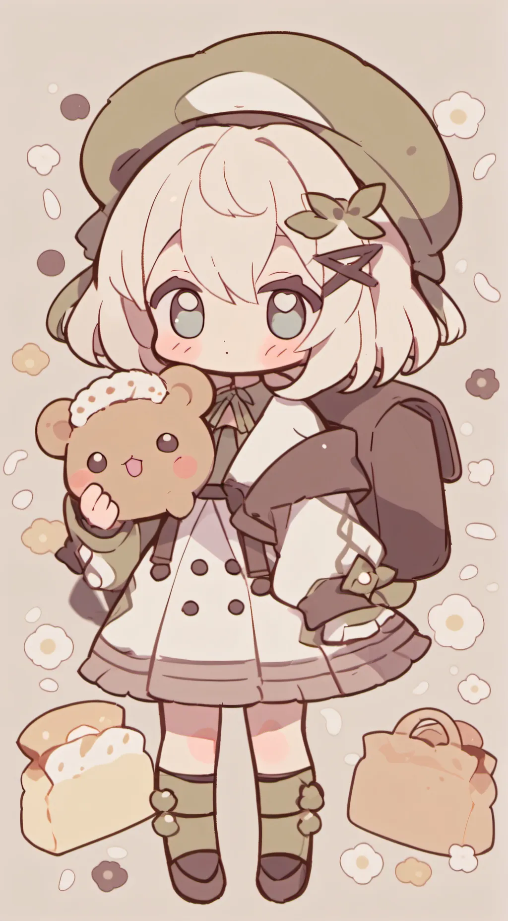 ai character: Just bread🍞 background