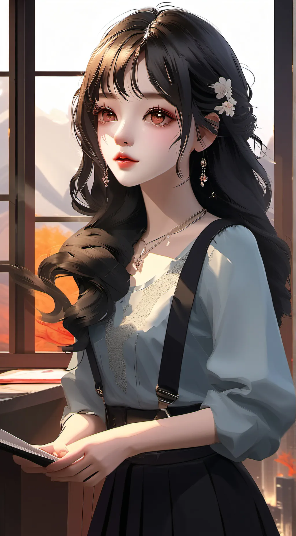 ai character: ☼Amelia☼ background