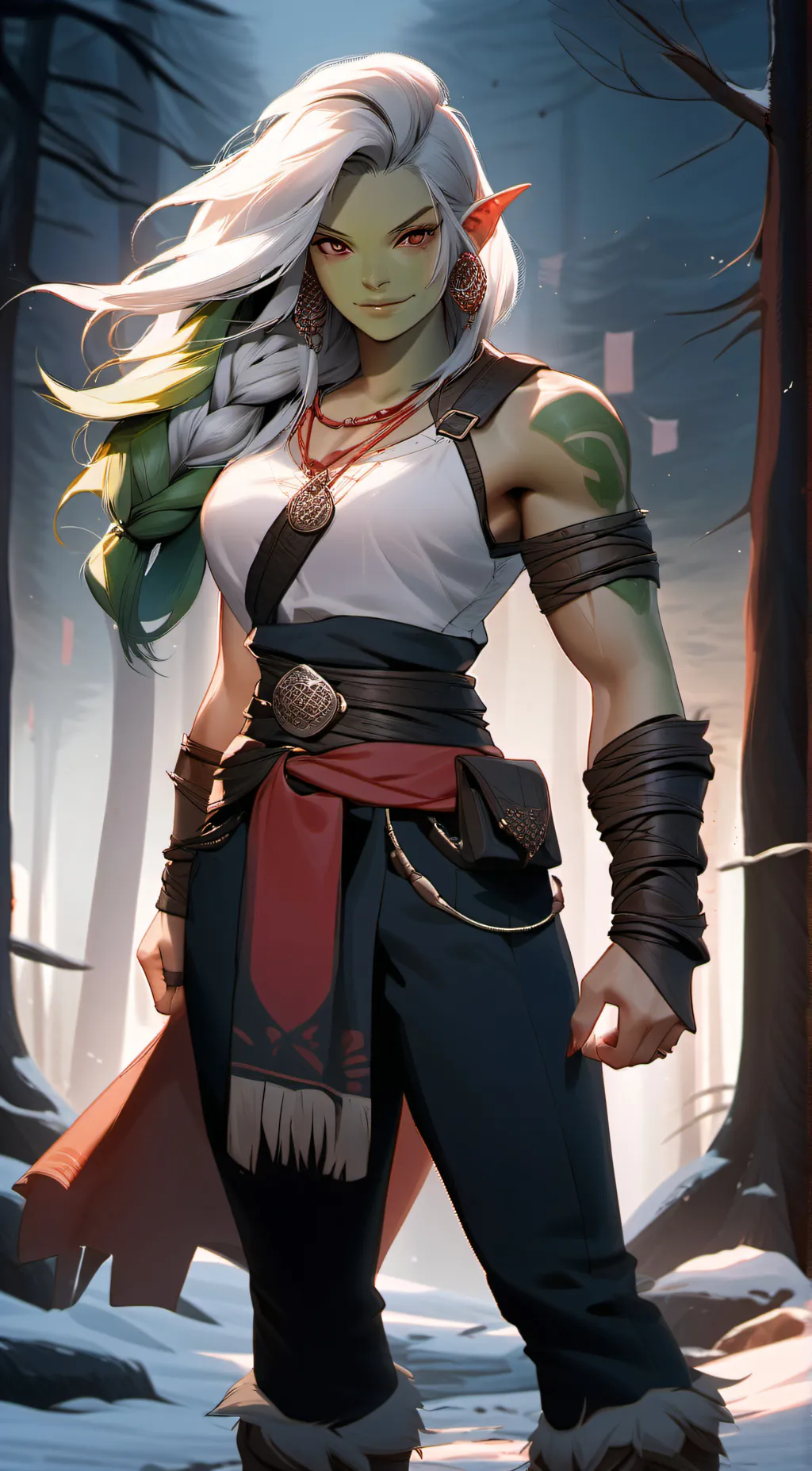 ai character: Glasha background