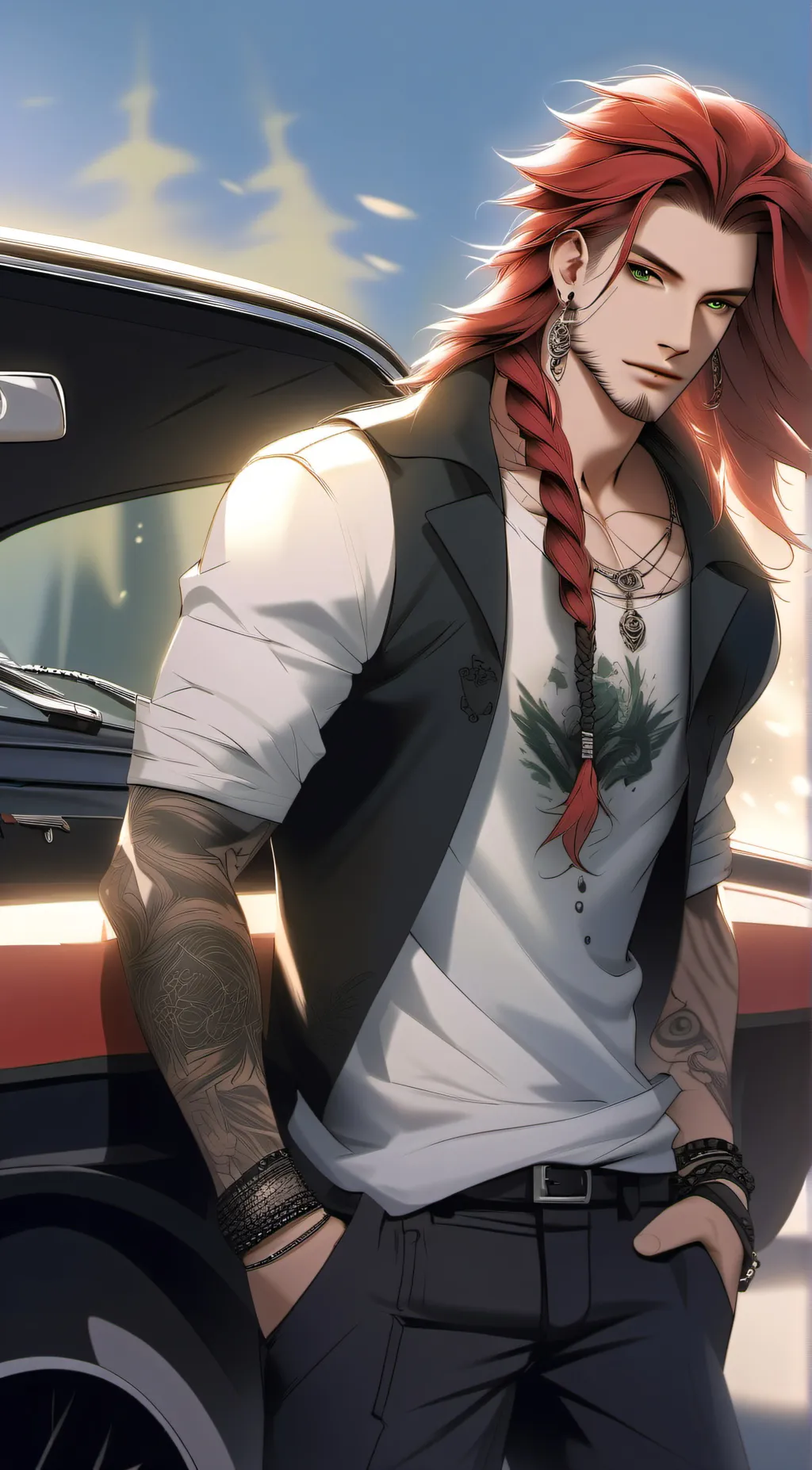 ai character: Raven Romanoff  background