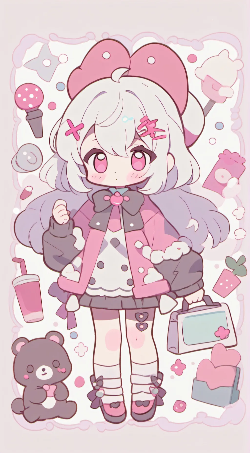 ai character: luauny tankly background