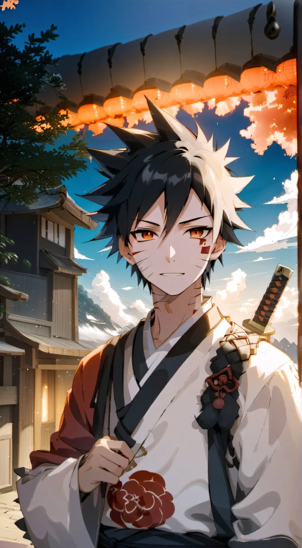 ai character: Obito Uchiha background