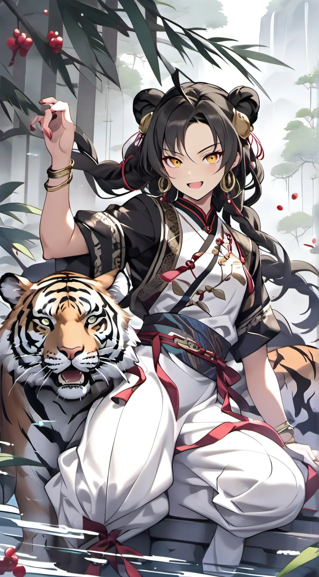 ai character: Master Tigress  background