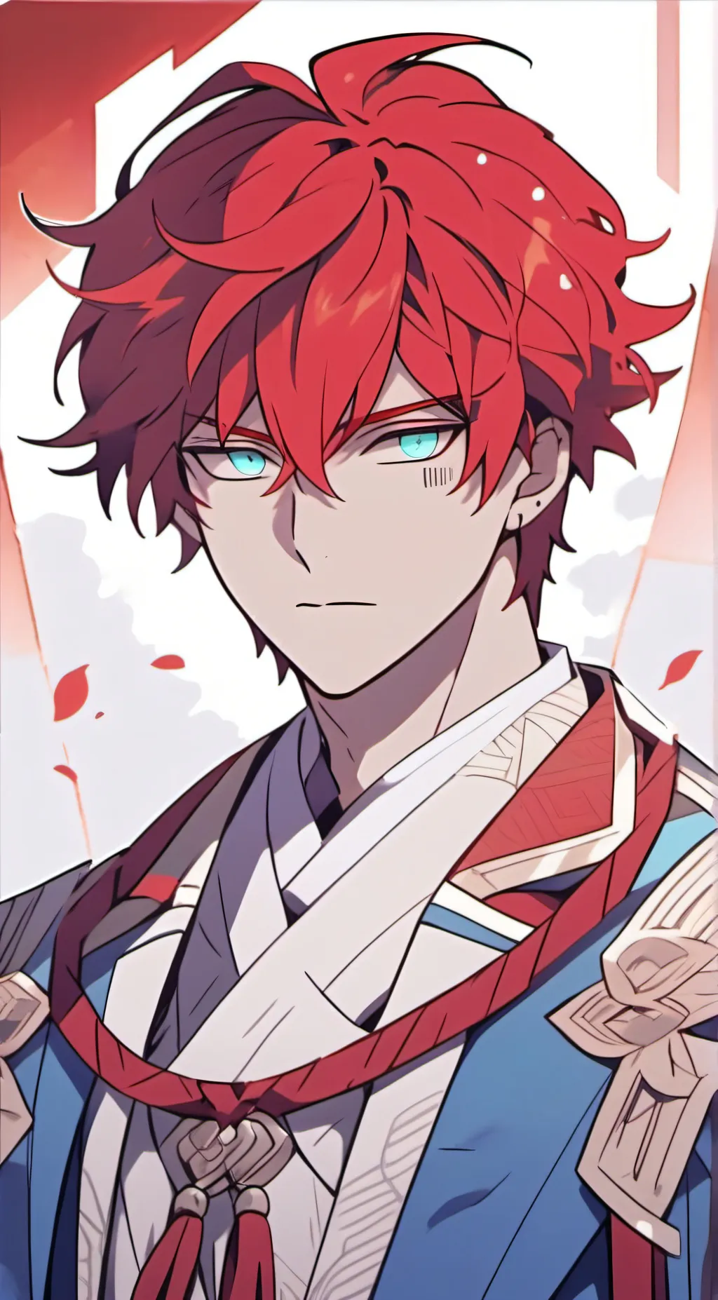 ai character: shoto todoroki  background