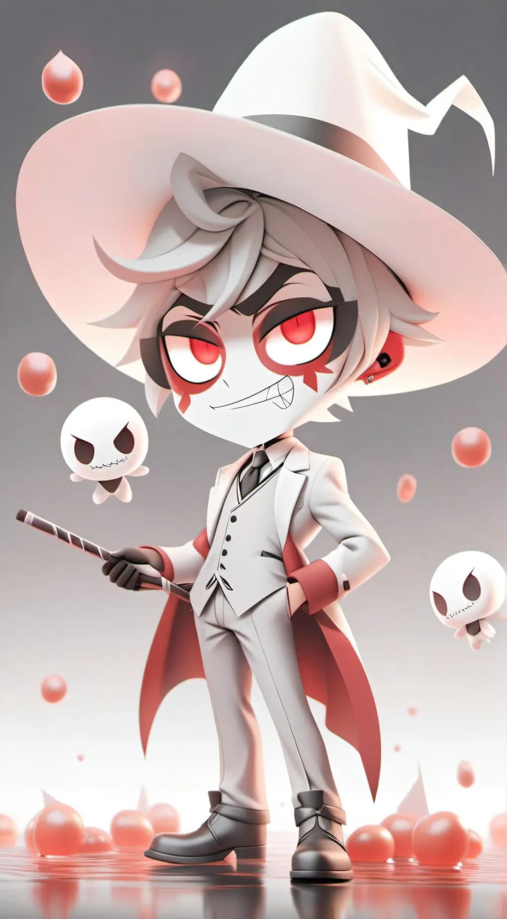 ai character: lucifer  background