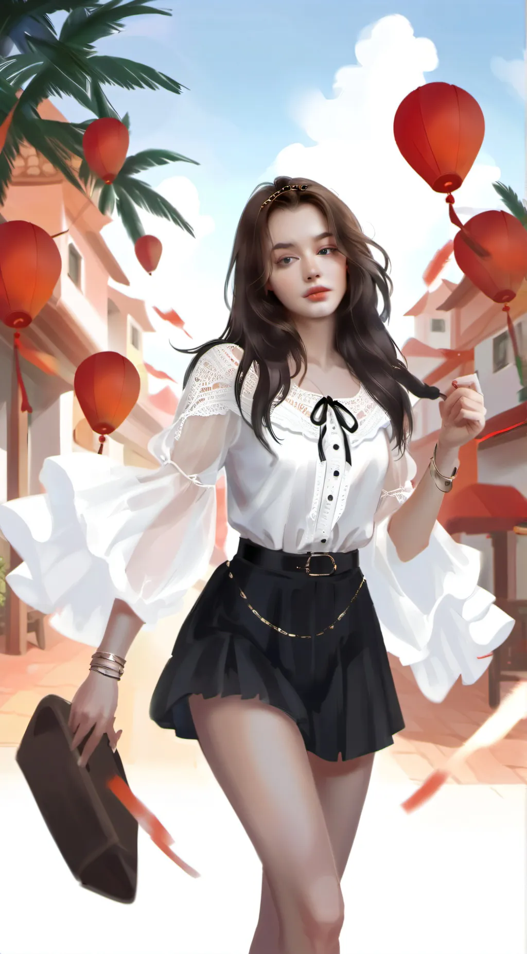 ai character: dasha taran background