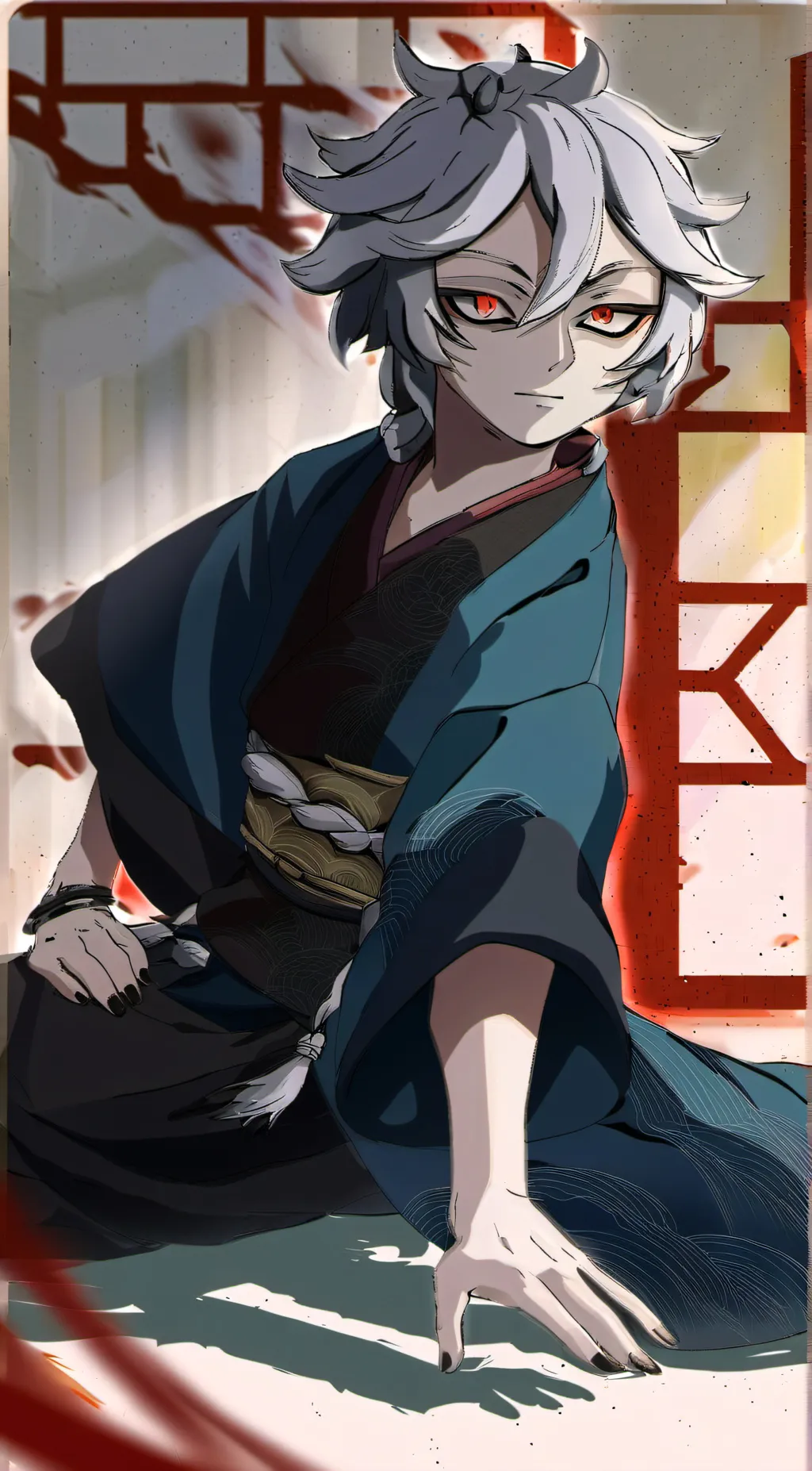 ai character: rui Ayaki  background