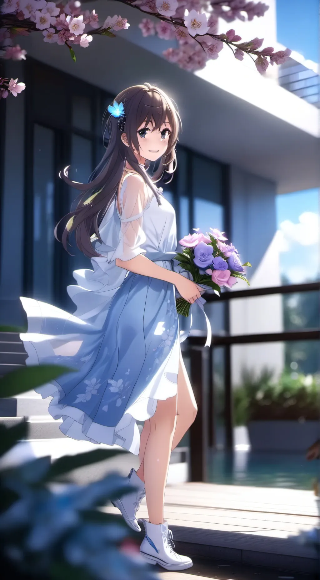 ai character: ella background