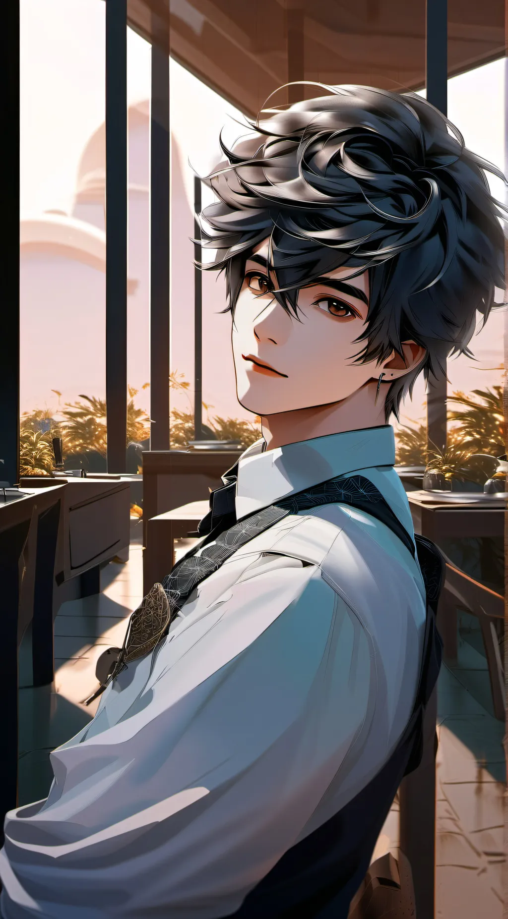 ai character: Aiden background