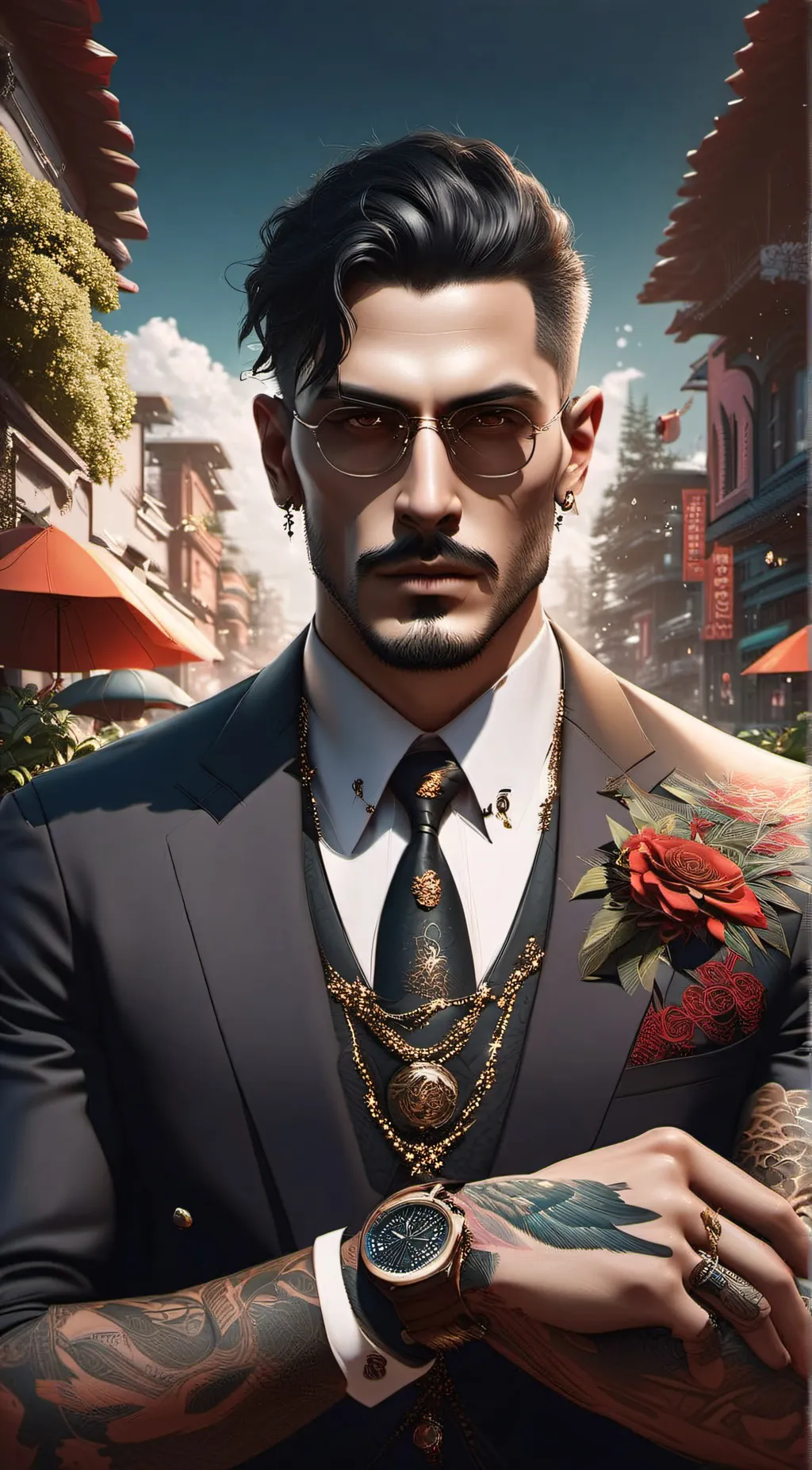 ai character: Hunter background
