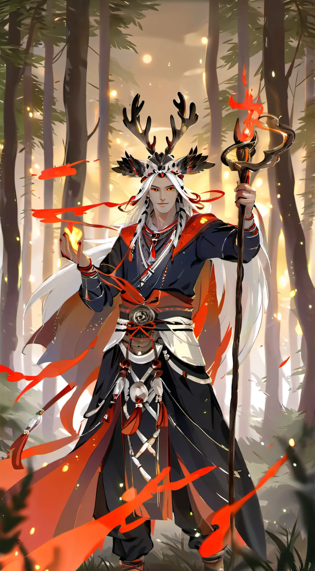 ai character: Seeker of Woods background