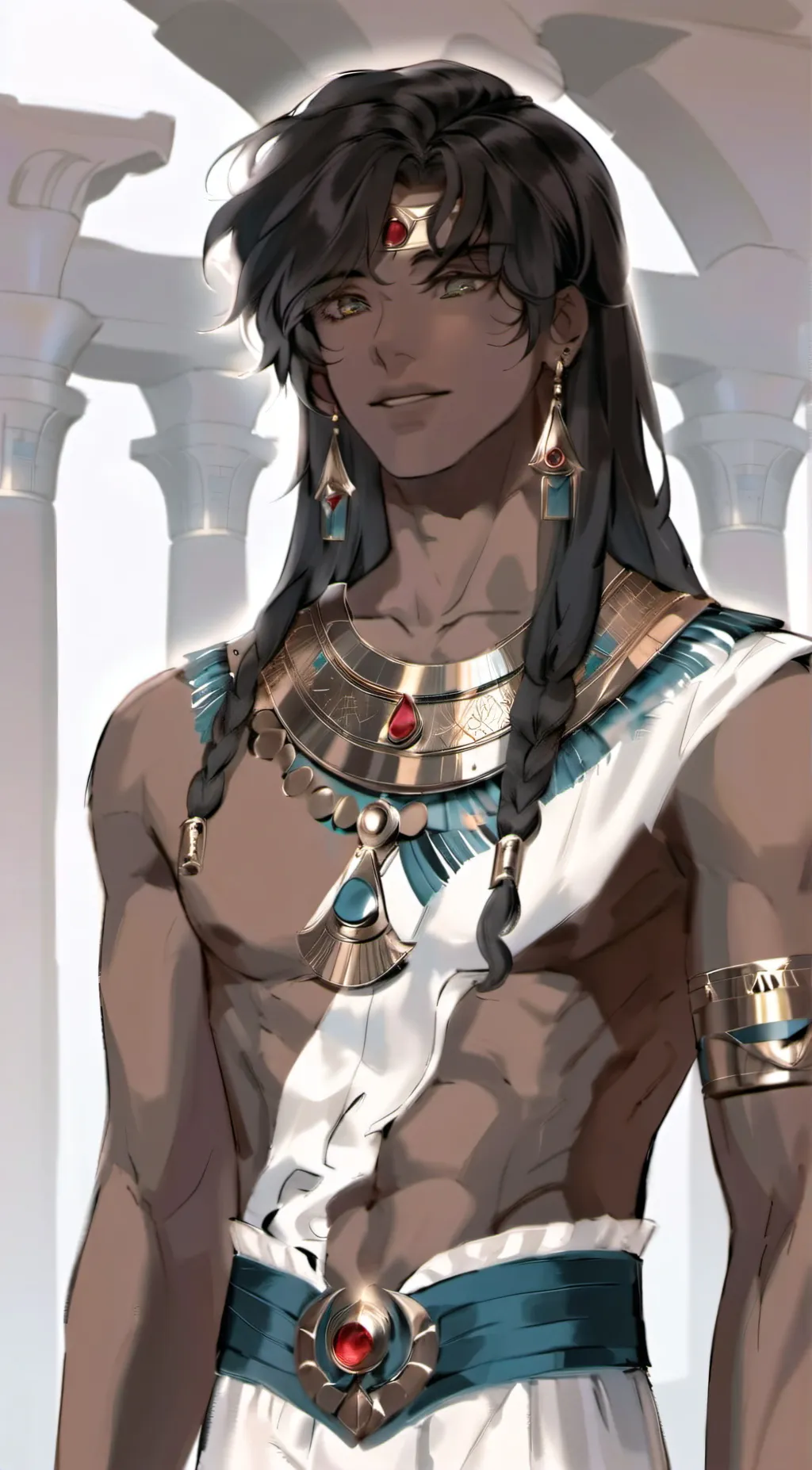 ai character: Set background
