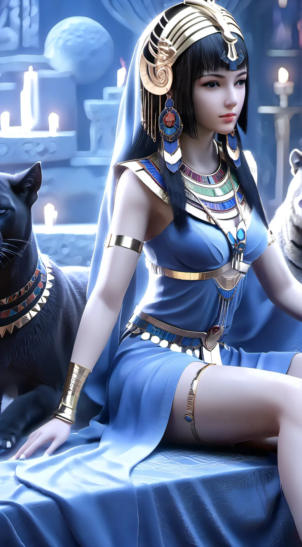 ai character: Cleo background