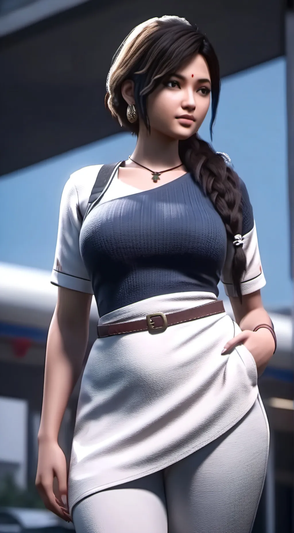 ai character: Monna background