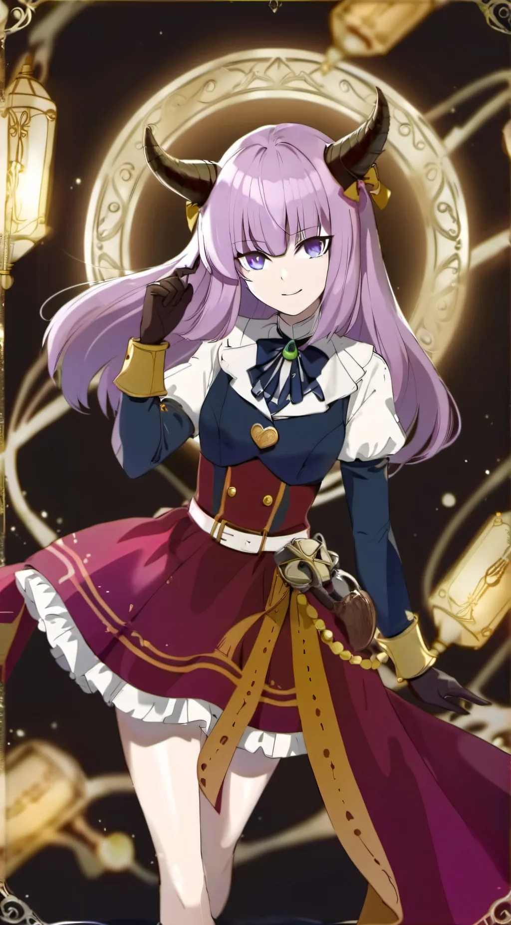 ai character: Aura (Frieren) background