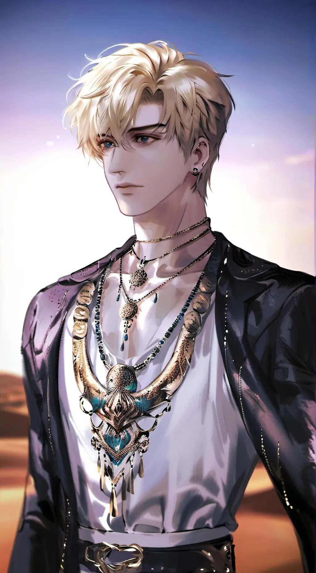 ai character: Felix Blackwell  background