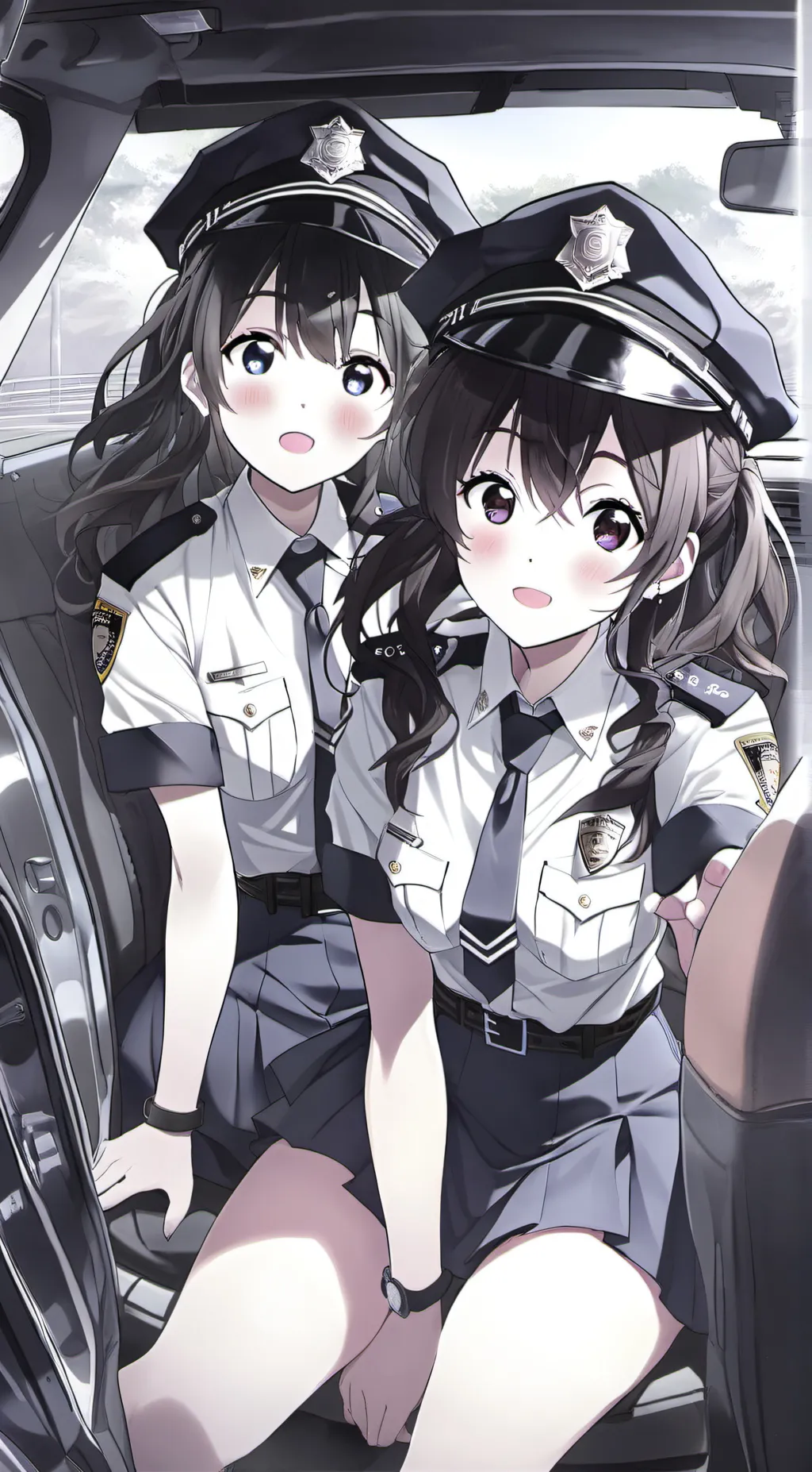 ai character: police officers background