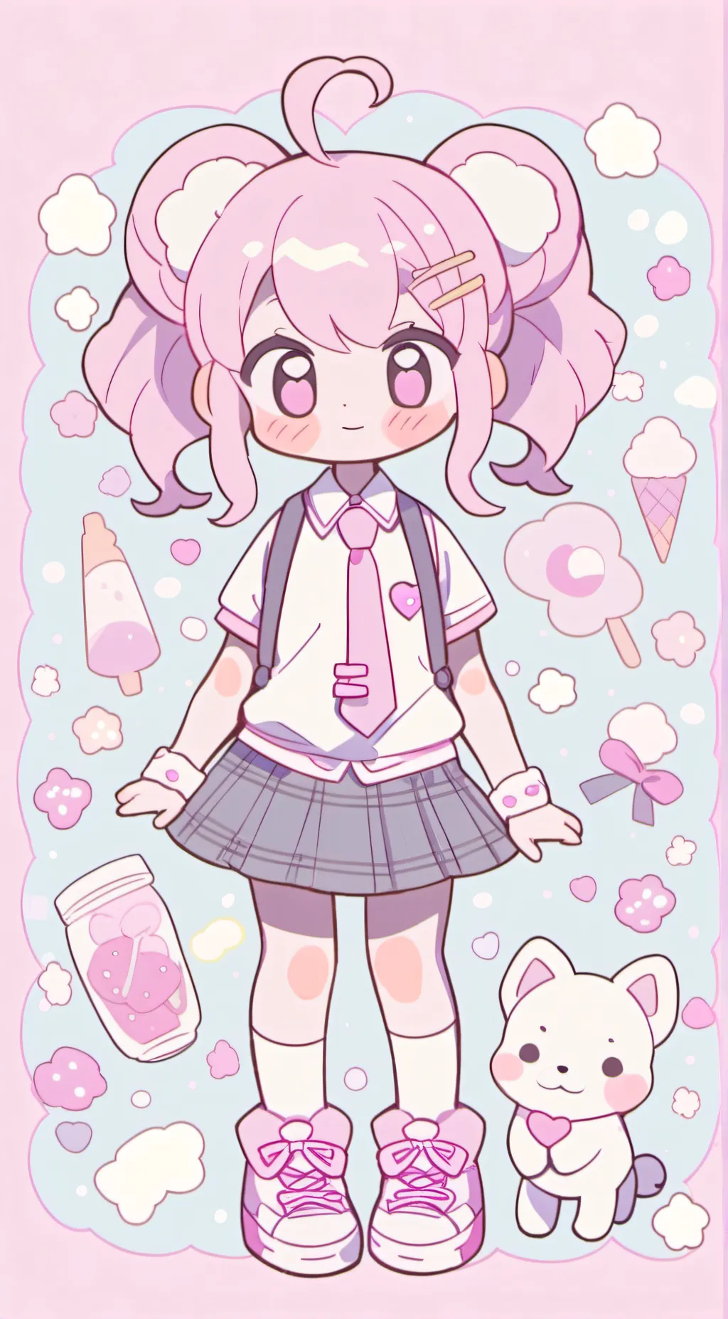 ai character: Aria background