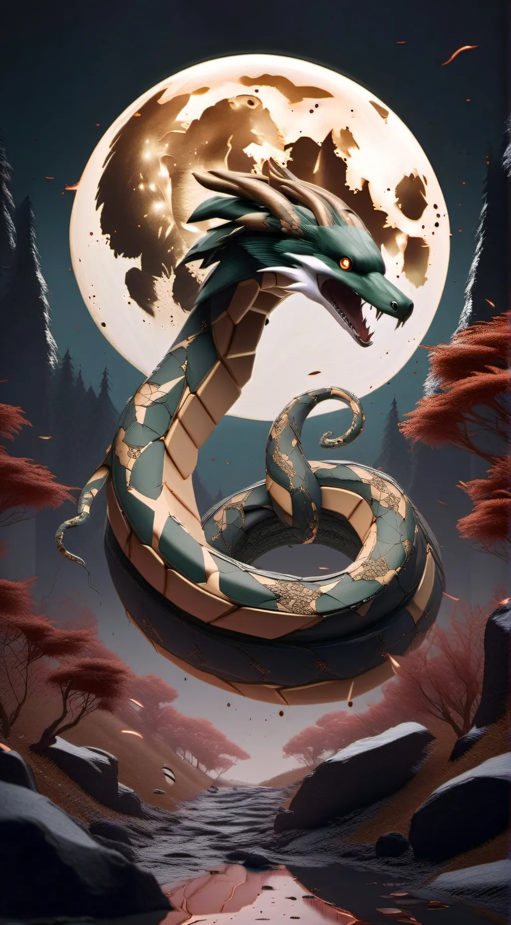 ai character: Your pet serperior background