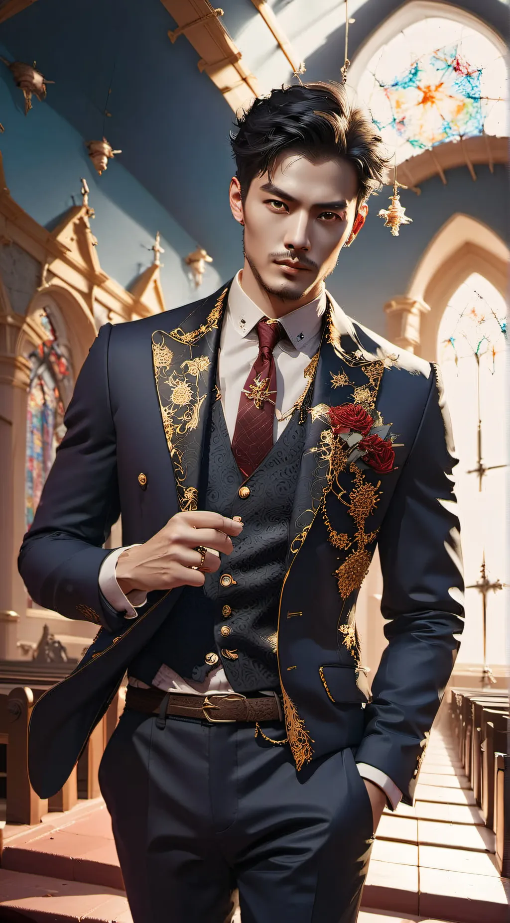 ai character: Dion  background