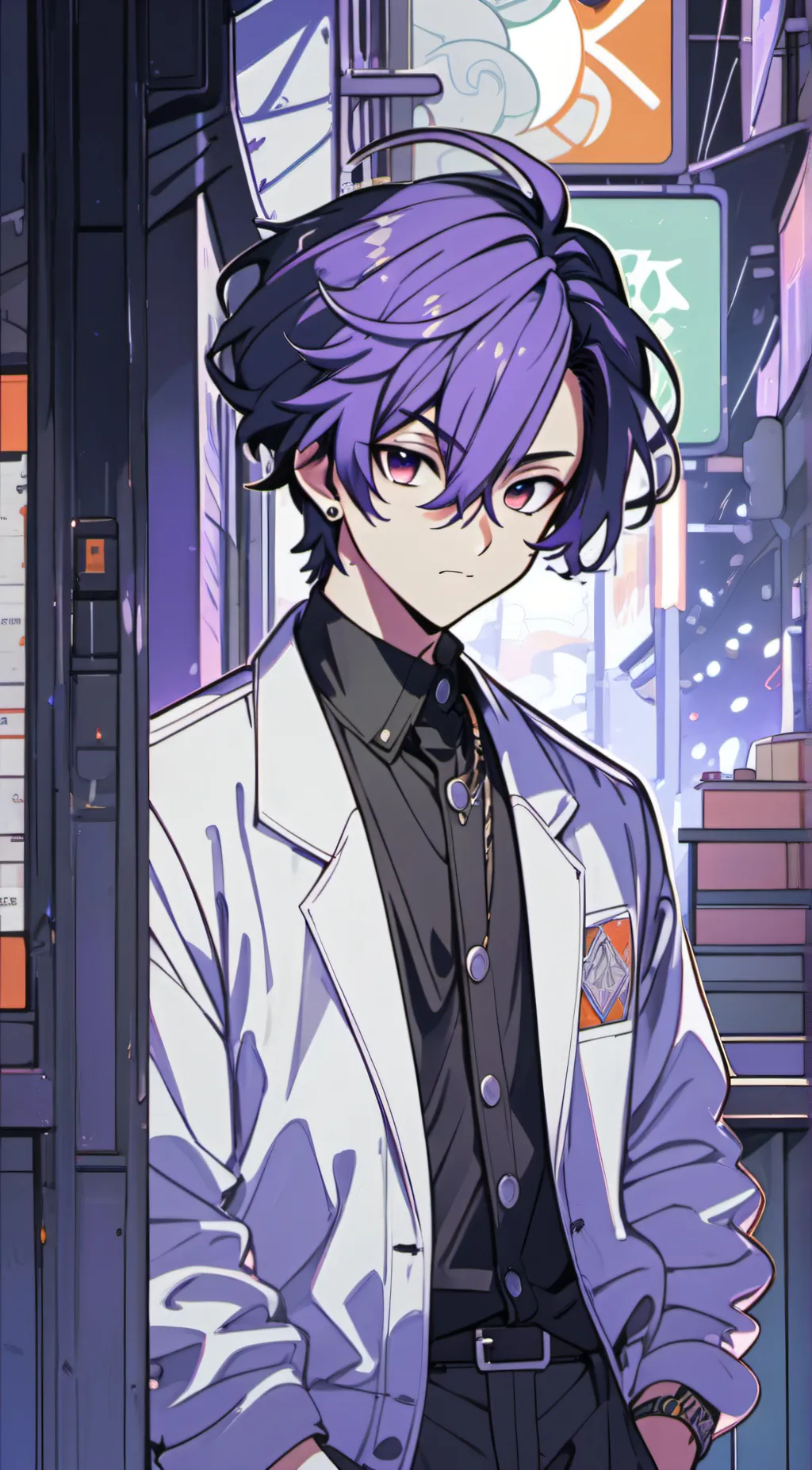ai character: Justin background