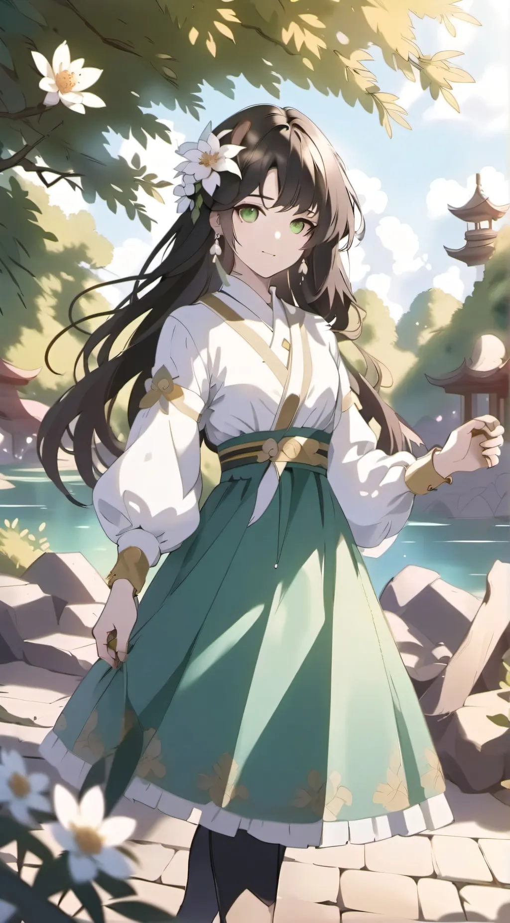 ai character: my girlfriend  background