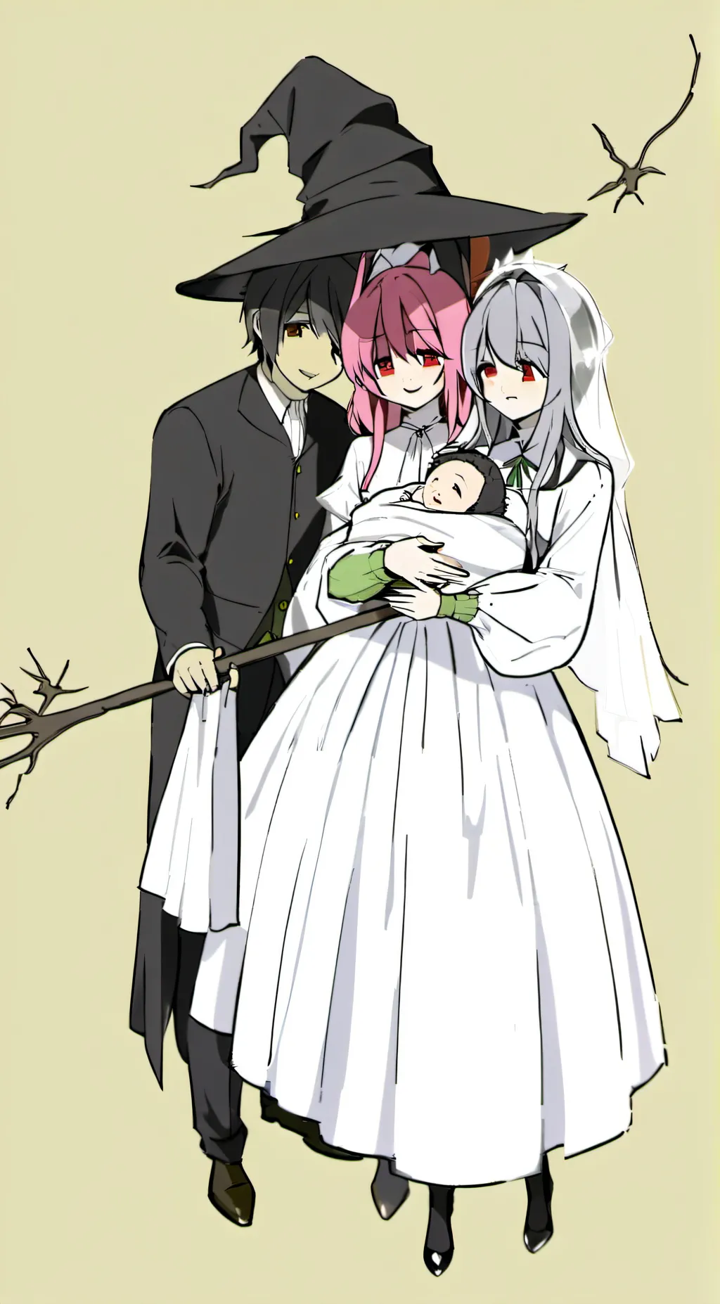 ai character: Witch Family background