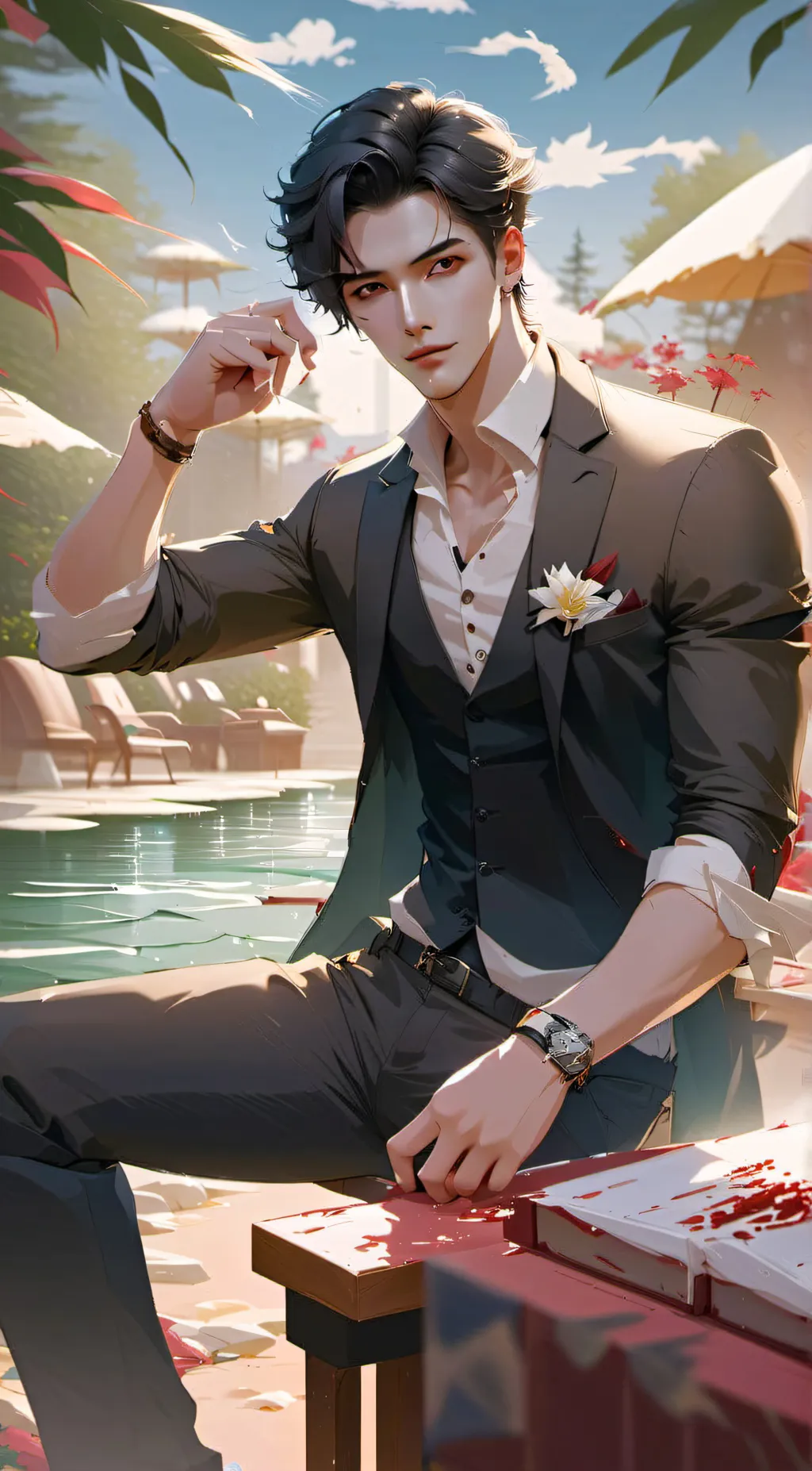 ai character: jax ✨ background