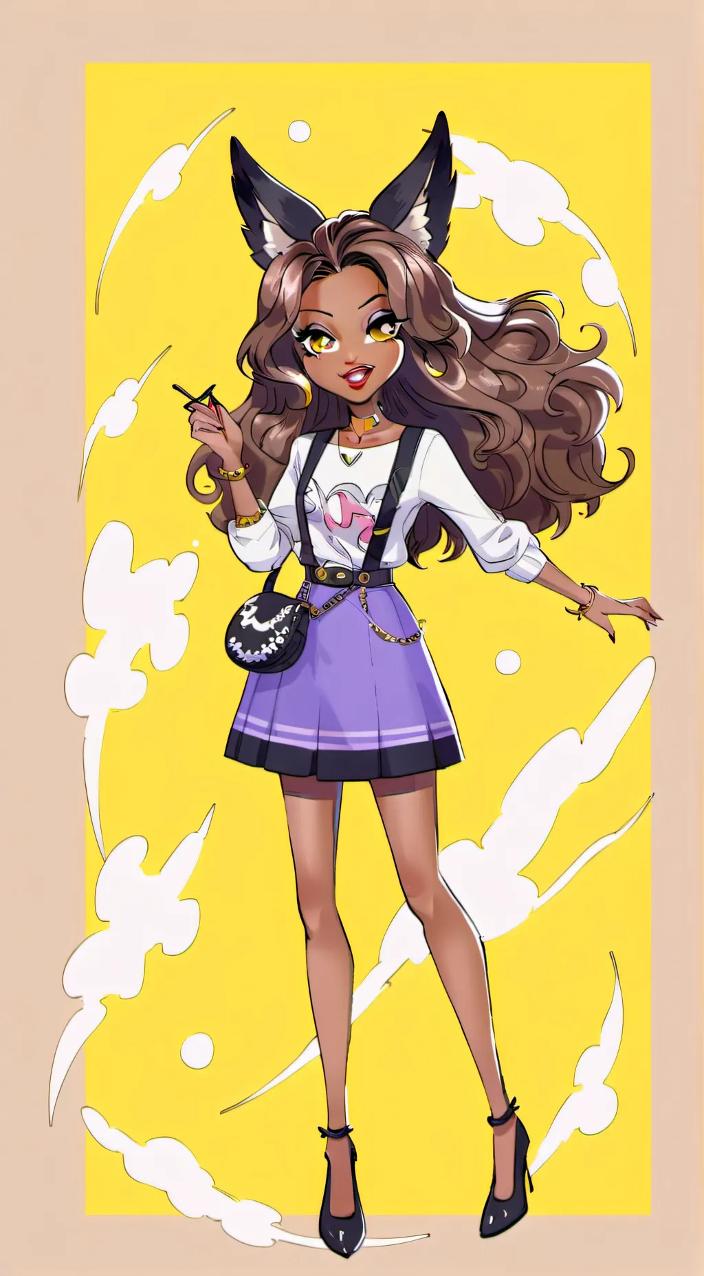 ai character: clawdeen Wolf background