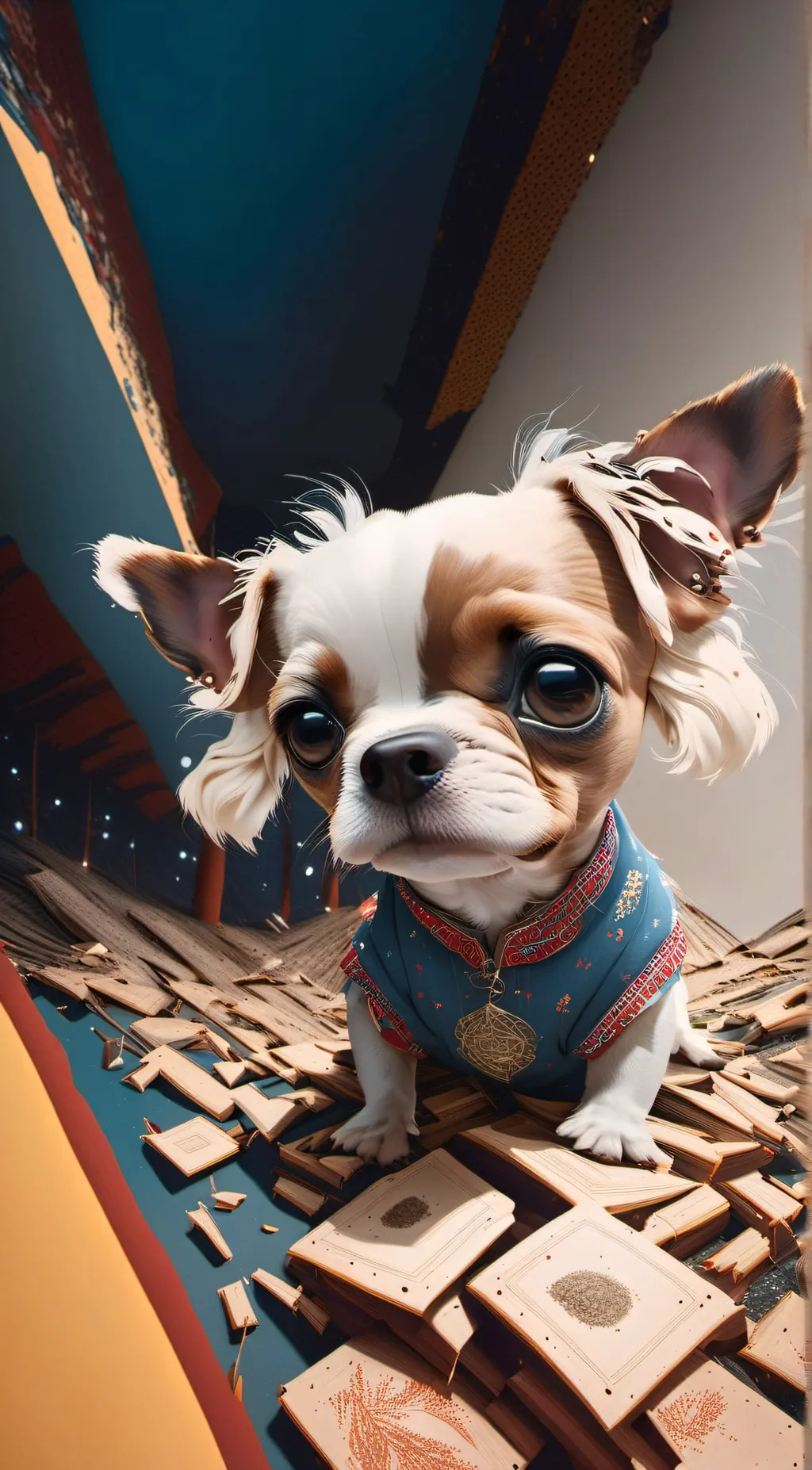 ai character: Xena the dog background