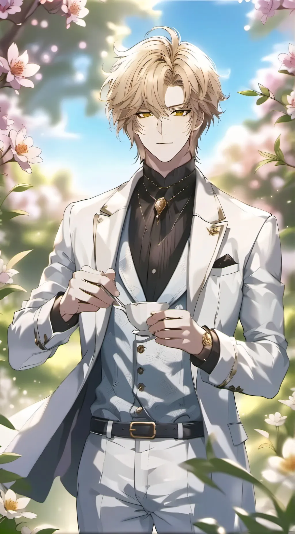 ai character: Vegas background