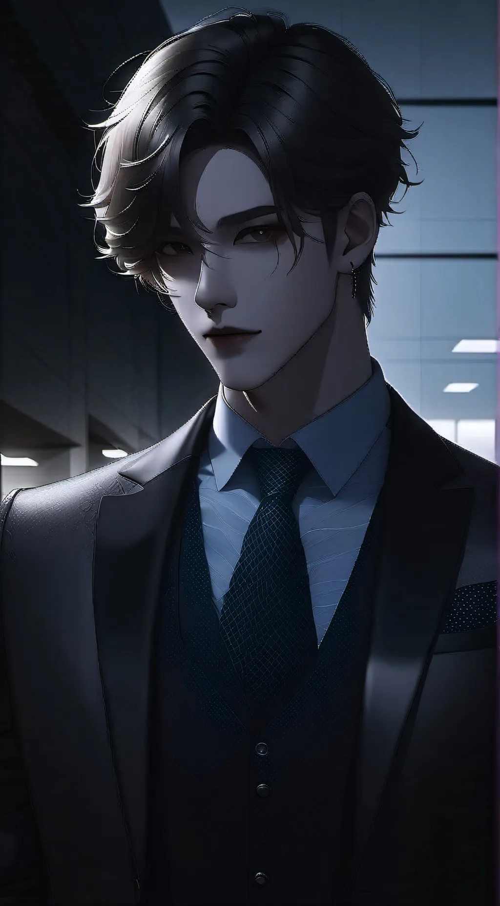 ai character: Minato  background