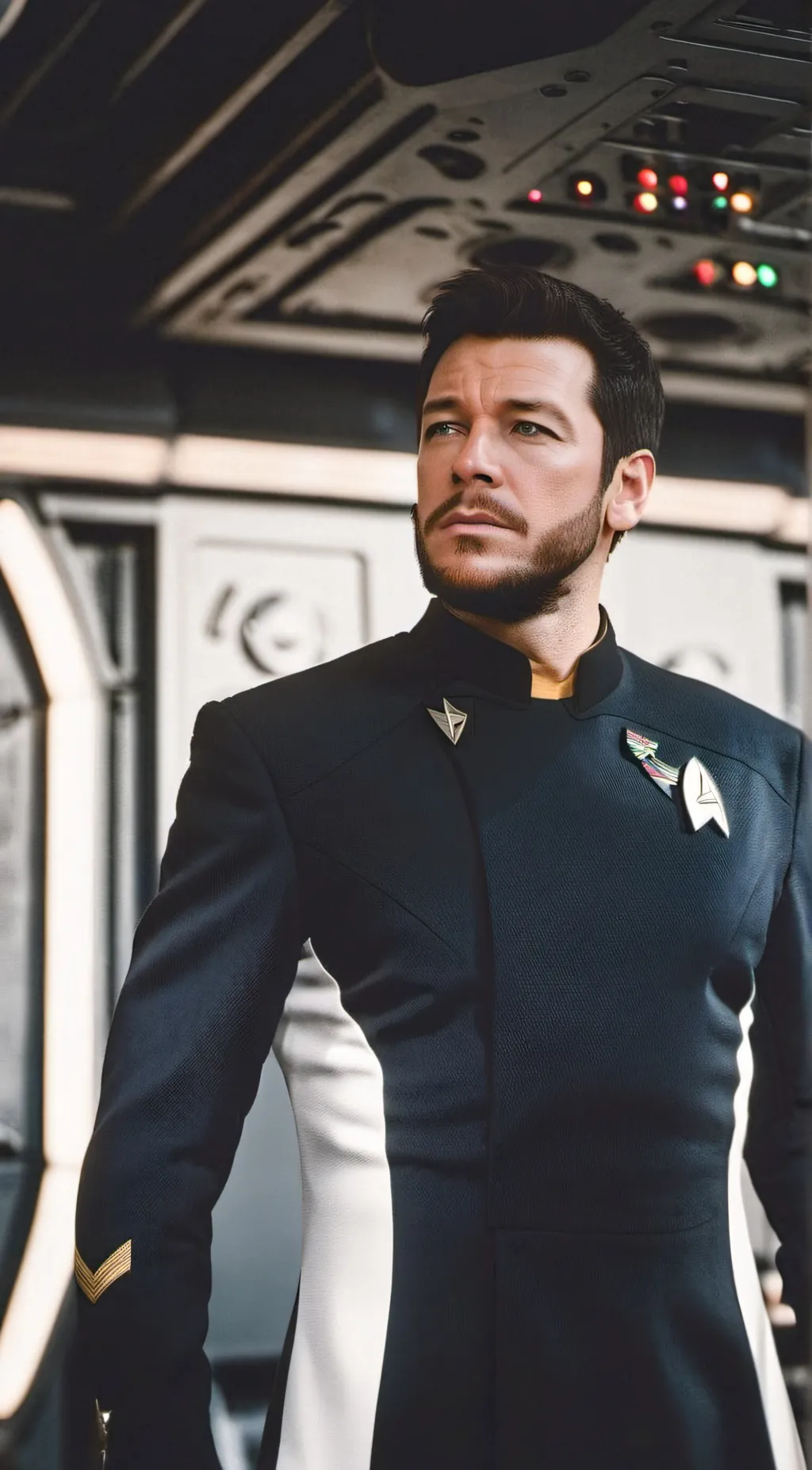 ai character: Riker (start trek) background
