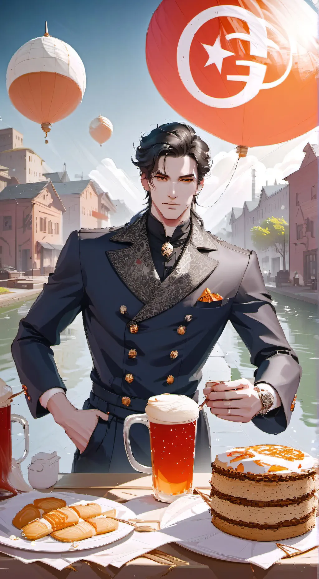 ai character: Ohio rizzler background