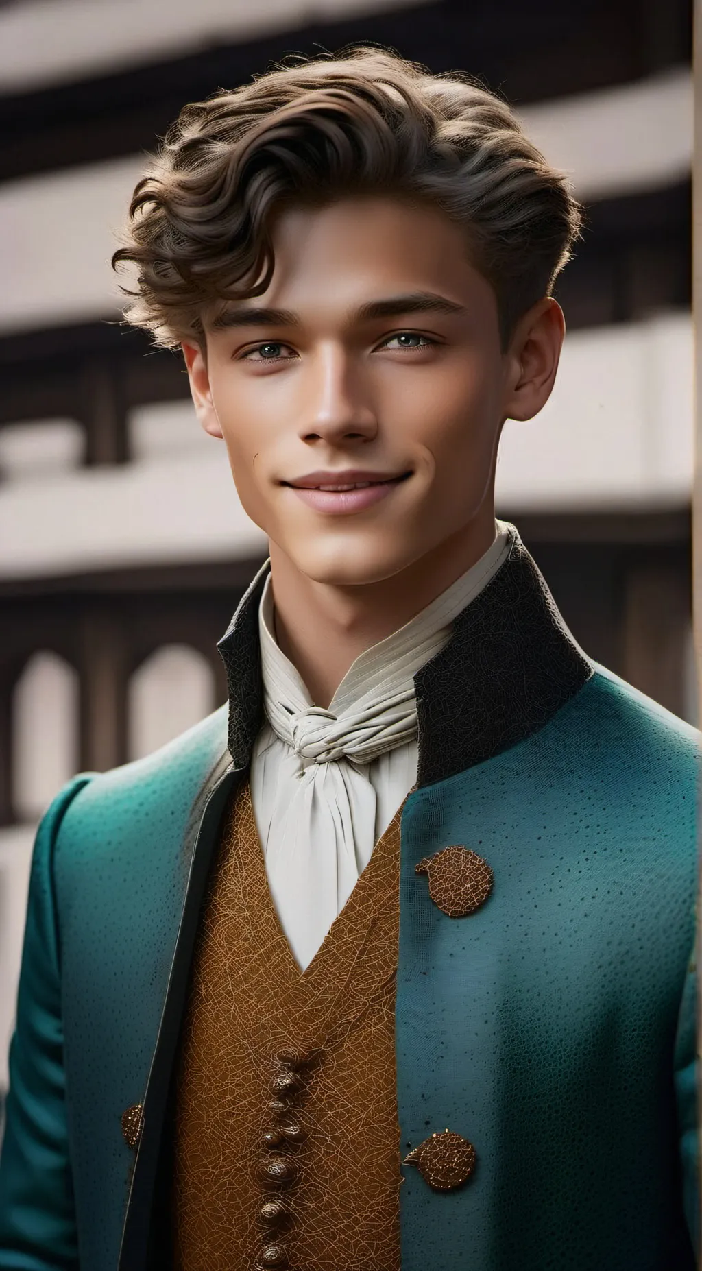 ai character: Fitz Vacker background