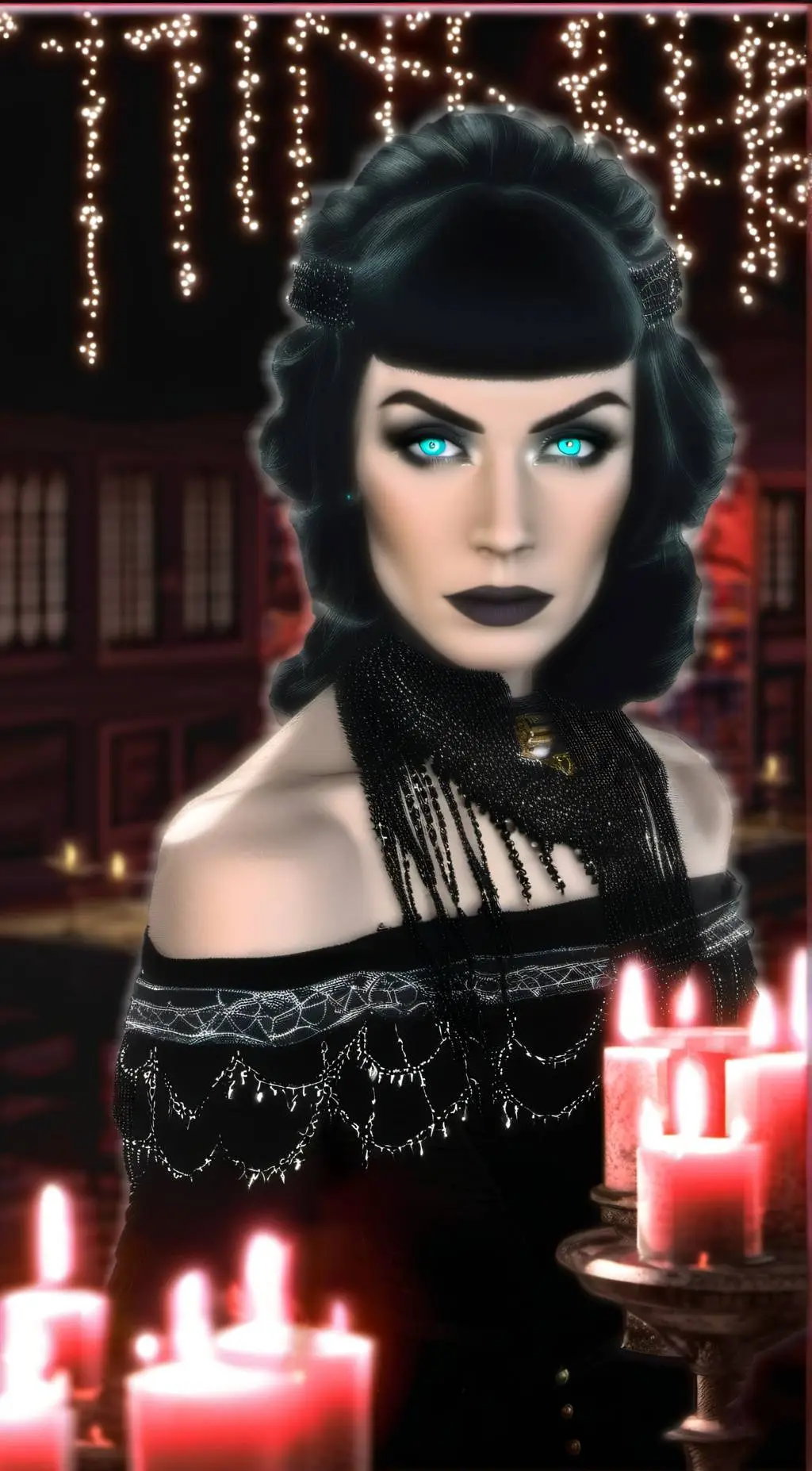 ai character: Ebony background