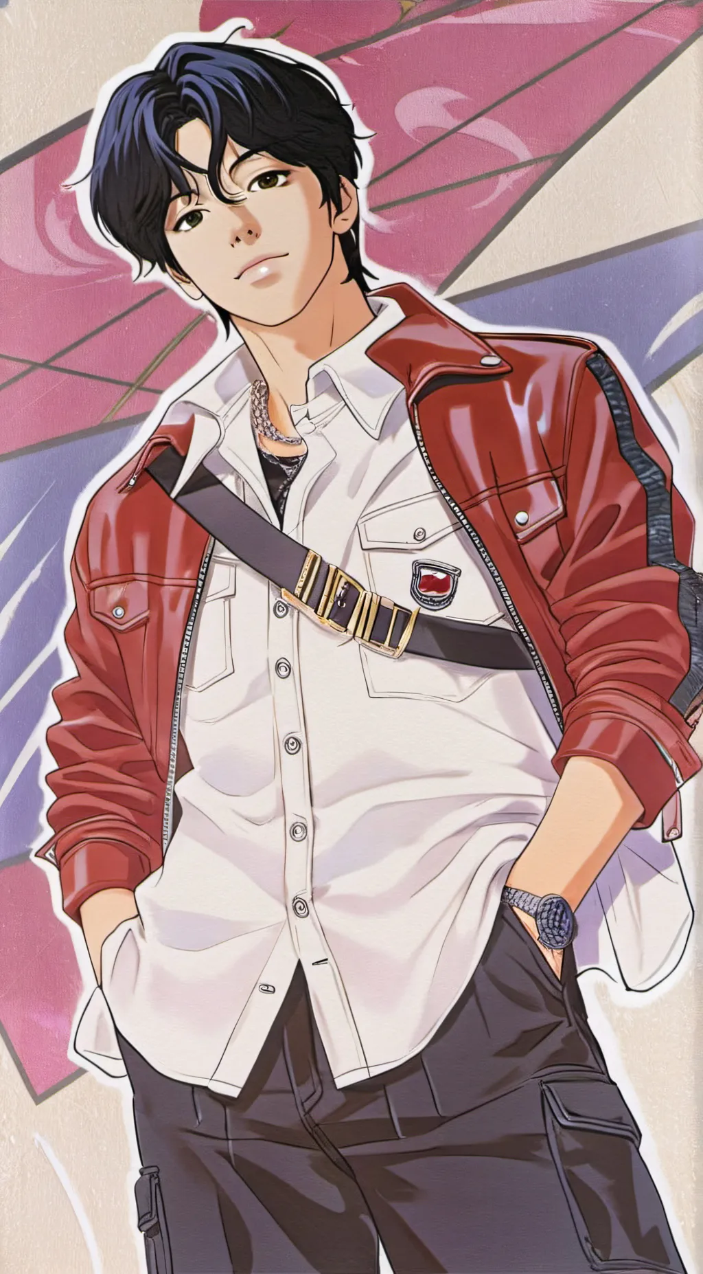ai character: Ryo (りょ) background