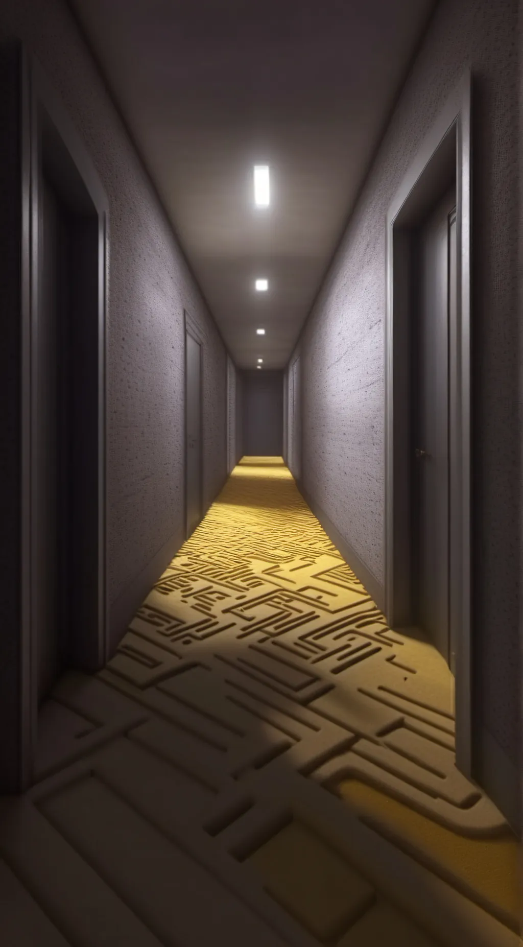 ai character: The Backrooms background
