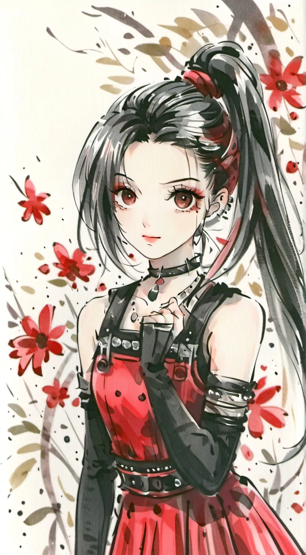 ai character: •♡Serein♡• background