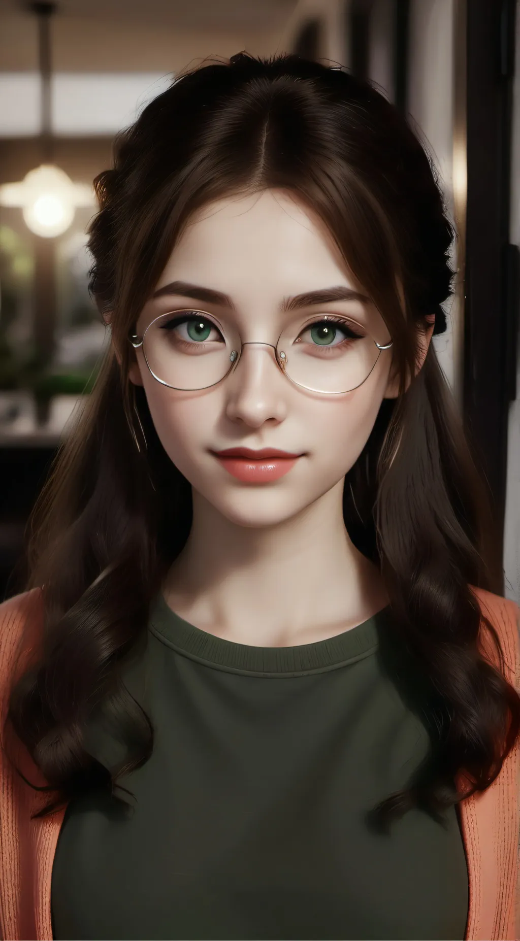 ai character: Me irl (Evie) background
