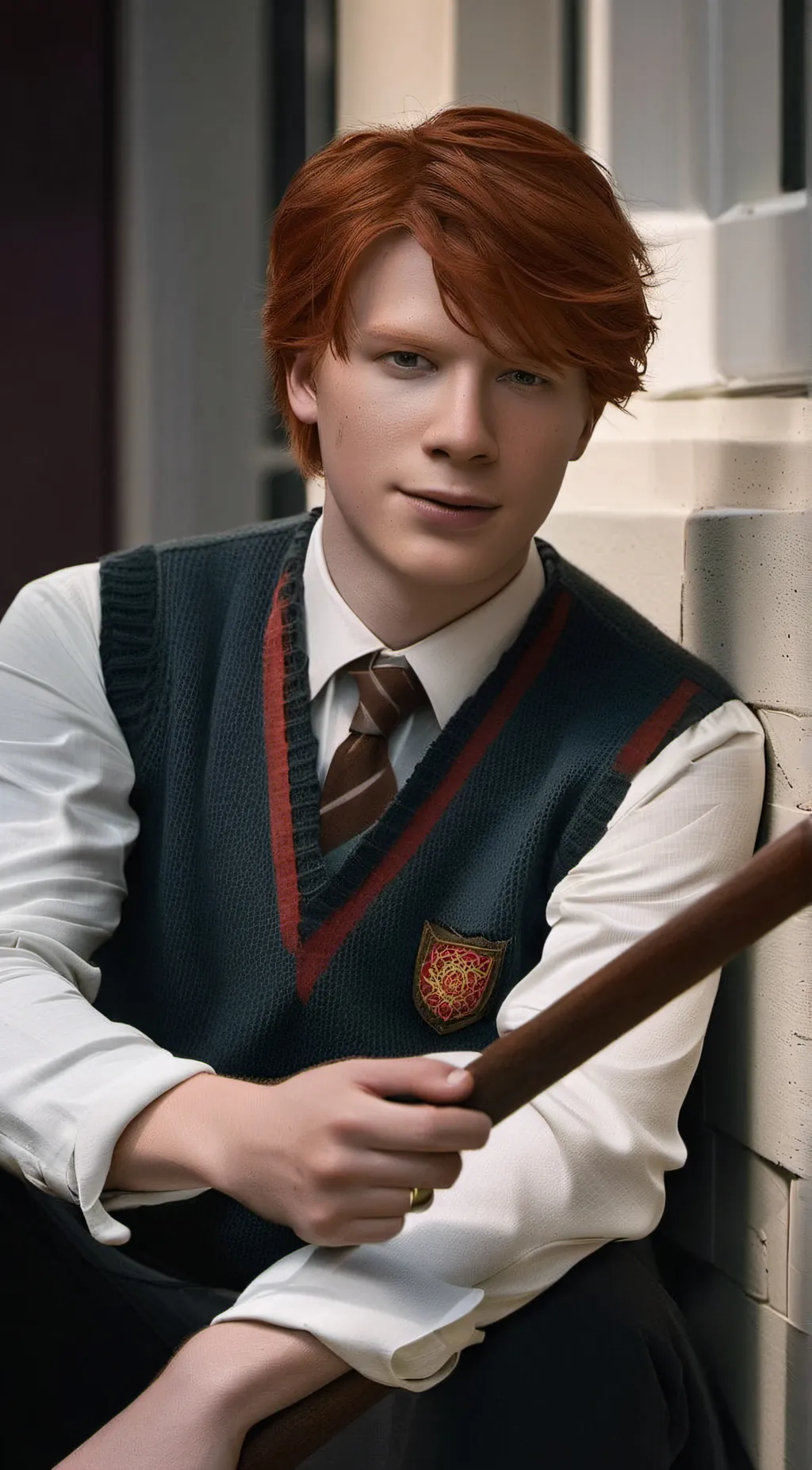 ai character: ron Weasley  background