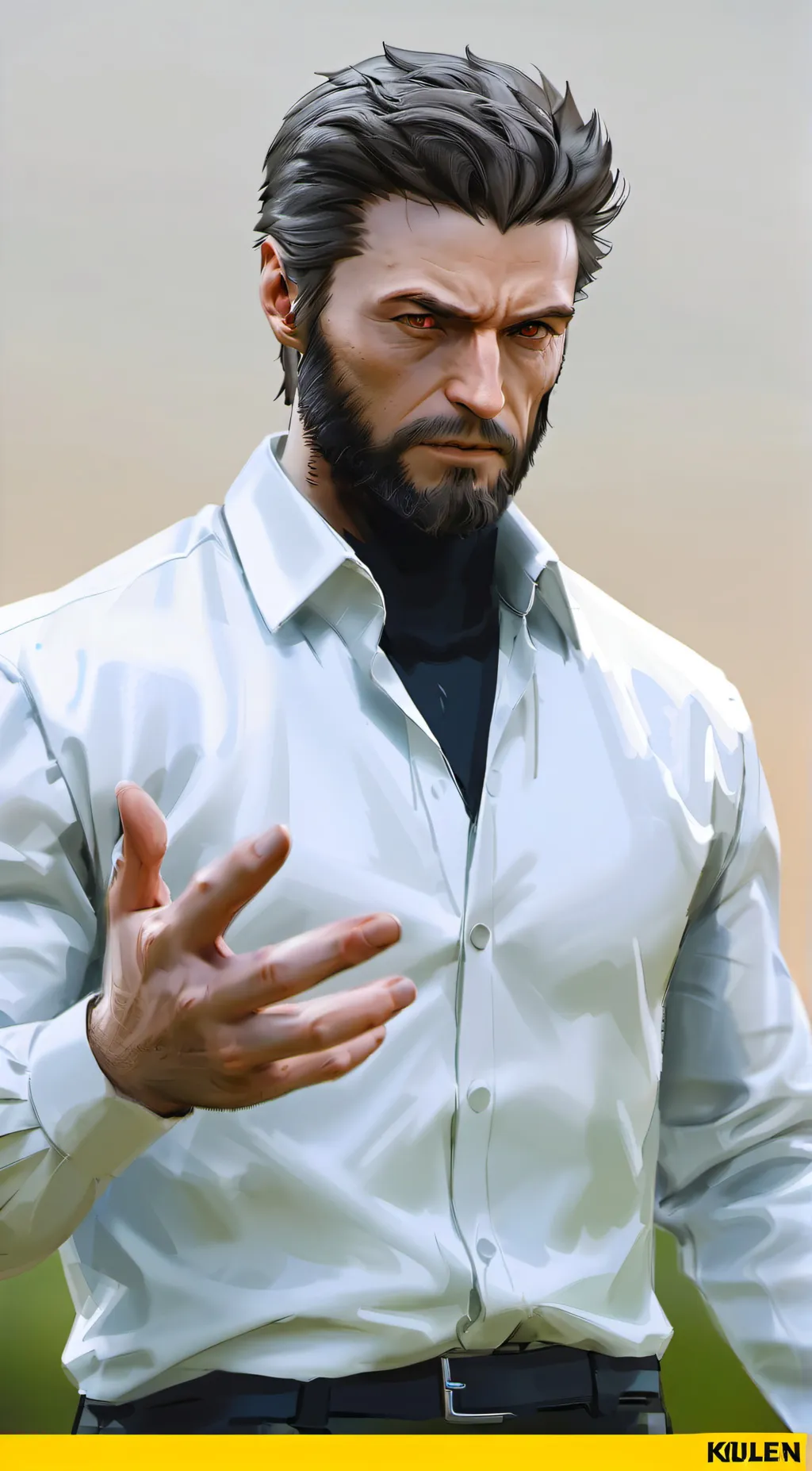 ai character: Mr Wolverine background