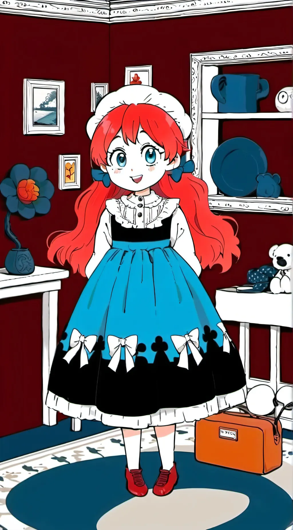 ai character: Poppy background