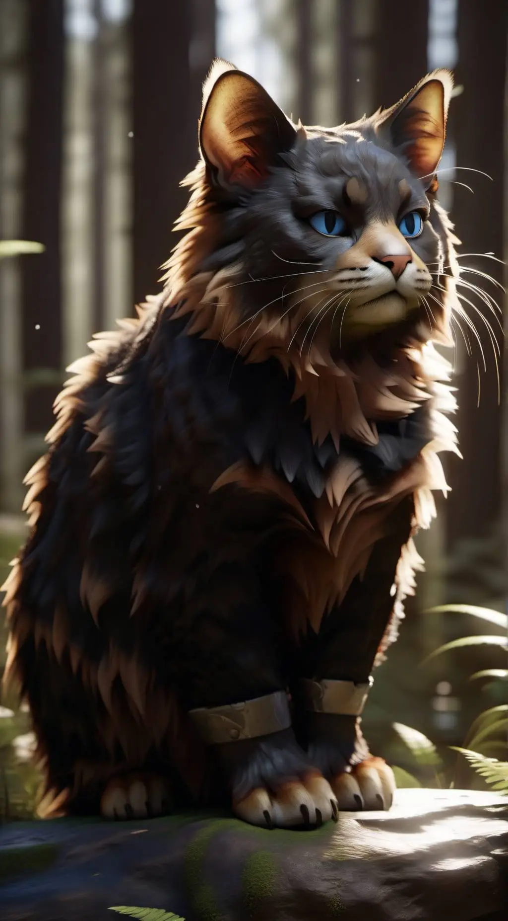 ai character: warrior cat RP background