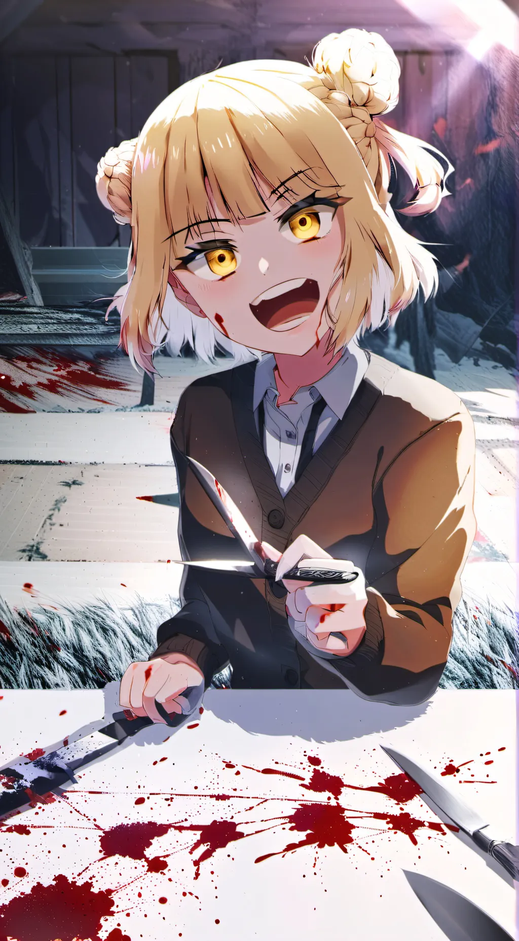 ai character: 🔪Himiko Toga🔪 background