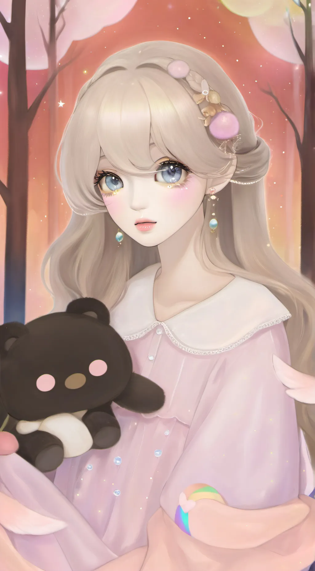 ai character: 🤍Jewels🤍 background