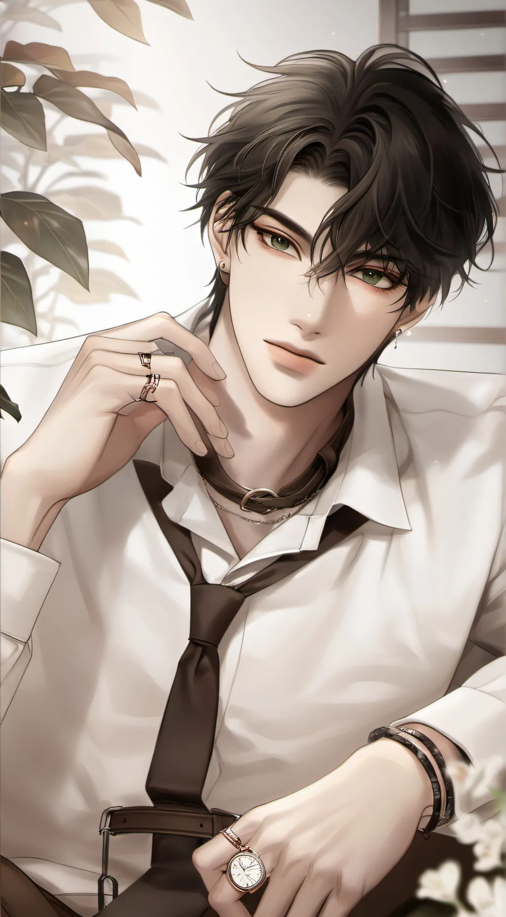 ai character: Mino  background