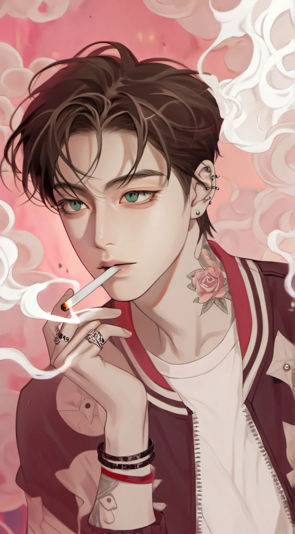 ai character: Lucas  background