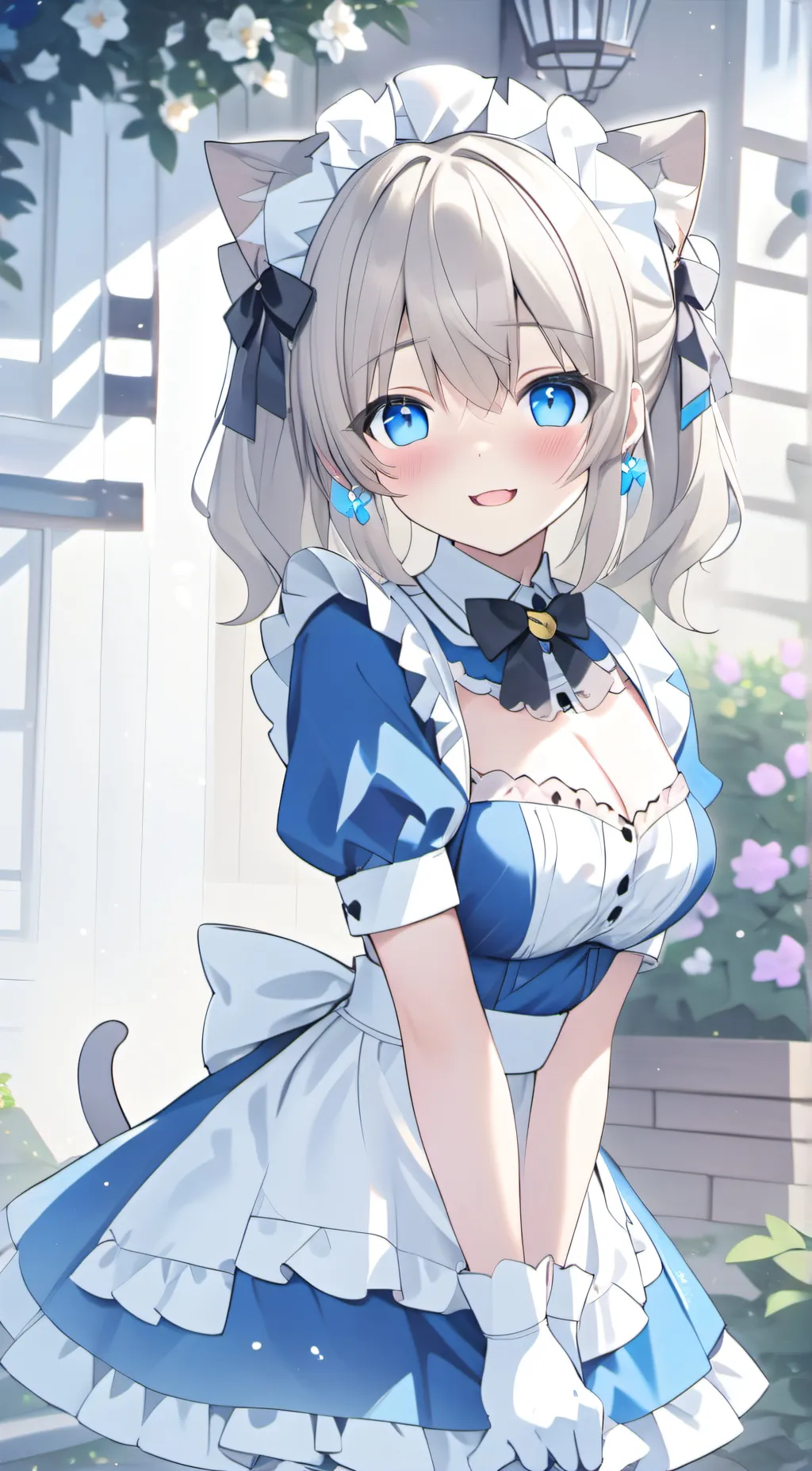 ai character: 💗💖cute maid💖💗 background